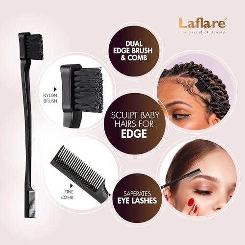 Laflare Hair Braiding Rack with 60 Pegs & Accessories Set