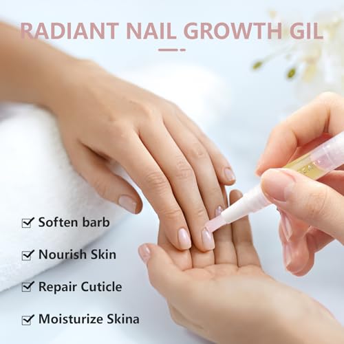 Nail Growth Oil Pen - Strengthener & Repair Treatment for Damaged Nails