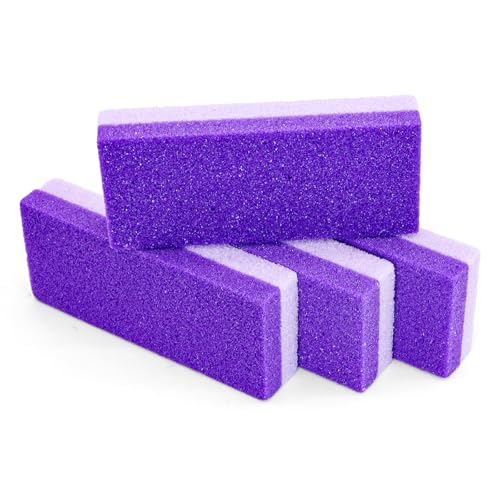 Uncle Yang Glass Foot Pumice Stone 4-Pack - Double-Sided Callus Remover