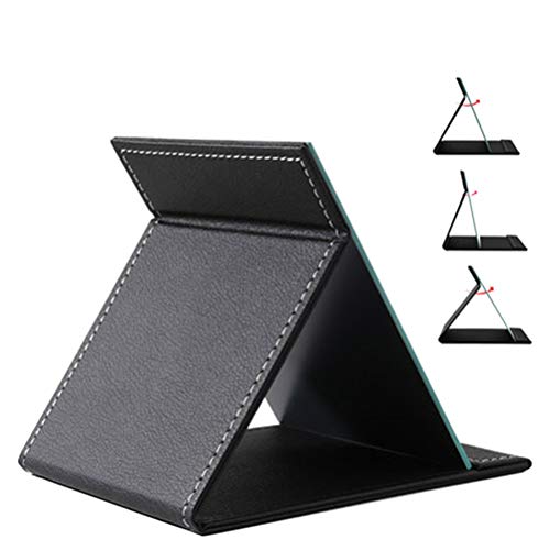 EFAILY Folding Travel Mirror, Portable PU Leather Vanity Makeup Mirror