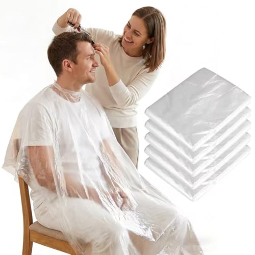 50 Pcs Disposable Hair Salon Capes 35.4×51.2" Waterproof