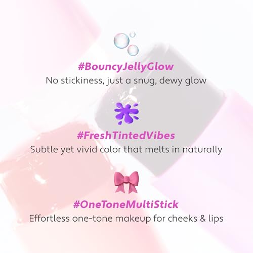 COLORGRAM MULTI JELLY STICK 03 MULBERR JELLY | Soft Grape Purple Shade | Lightweight | Dewy | Sheer | Lip and Cheek Multi Use