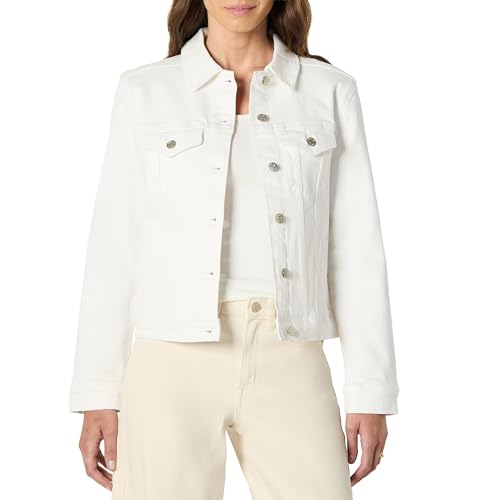 Amazon Essentials Women's Regular-Fit Denim Trucker Jacket