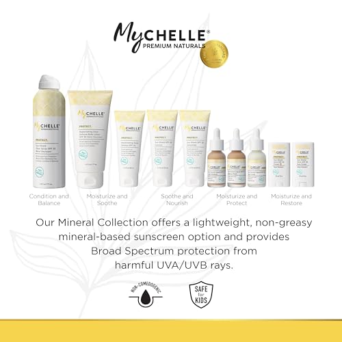 MyChelle Dermaceuticals, Sun Shield Liquid SPF 30 Medium/Dark (1 Fl Oz) - Tinted Sunscreen for All Skin With Oil-Absorbing Bentonite Clay - Use as Sheer Foundation or Makeup Primer for Matte Finish