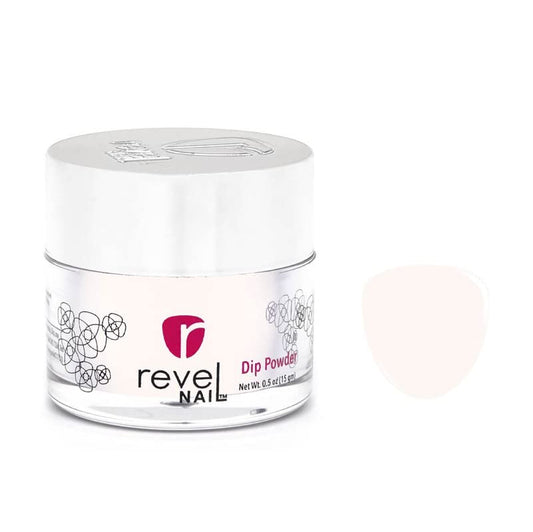 Revel Nail Dip Powder - White Dip Powder for Nails, Chip Resistant Dip Nail Powder with Vitamin E and Calcium, DIY Manicure, Bette