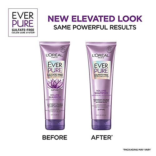 L¡¯Or?al Paris Moisture Sulfate Free Conditioner, Hair Care for Color-Treated Hair with Rosemary Botanicals, EverPure, 8.5 Oz (Packaging May Vary)