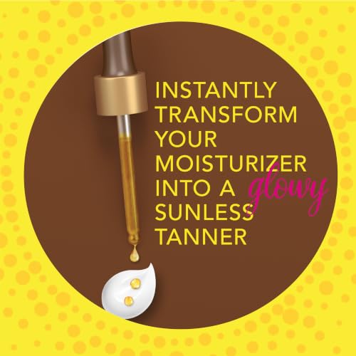 Jergens Natural Glow Tanning Drops, Oil-Free Self Tanner, 1 fl oz