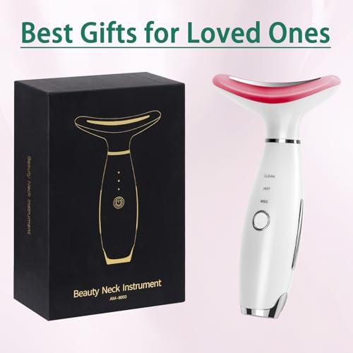 7-Color Red Light Facial Massager with Heat & Vibration