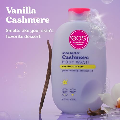 eos Vanilla Cashmere Moisturizing Body Wash, 16 fl oz
