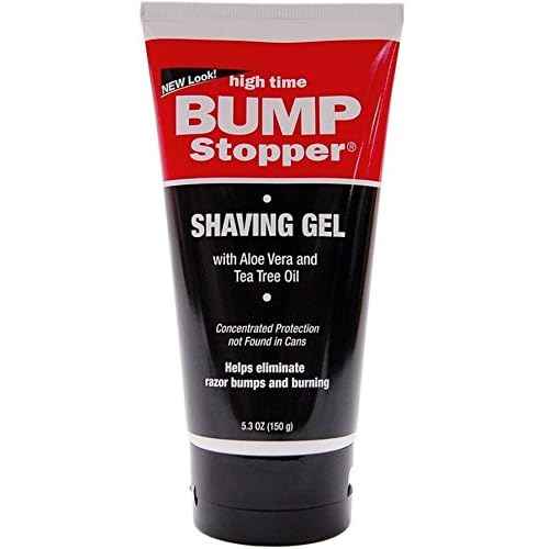 High Time Bump Stopper Shave Gel W/Aloe & Tea Tree Oil 5.3 oz (Pack of 5)