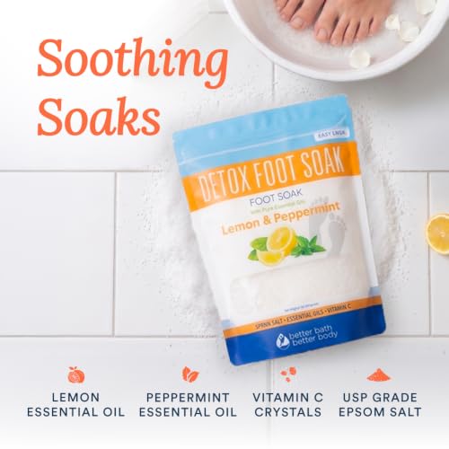 Better Bath Better Body Detox Foot Soak Epsom Salts with Essential Oils - 32 oz