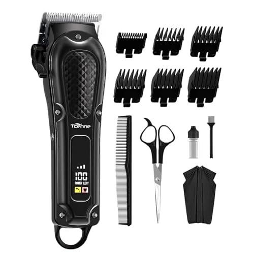 Hair Clippers for Men,Professional Barber Clippers,Cordless&Corded Barber Clippers for Hair Cutting & Grooming Rechargeable Beard Trimmer