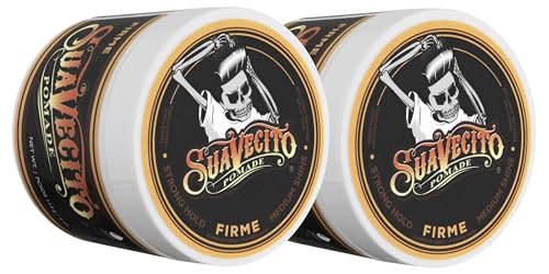 Suavecito Pomade Firme Strong Hold 4 oz 2 Pack