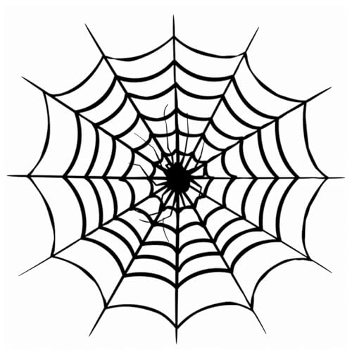 Spider Cobweb Temporary Tattoos 6 Sheets Waterproof