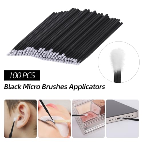 Spoolie Mascara Wands Lip Applicators Micro Brush Set 300Pcs – Disposable Makeup Tools