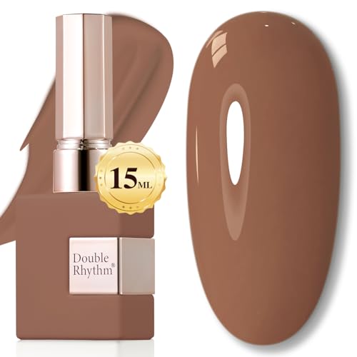 Double Rhythm 15ML Rose Nude Gel Polish - Sheer Same Color Soak Off Nail Art