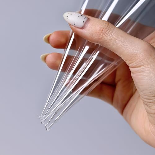 20pcs Empty Henna Cones with Pins - Cellophane Applicators