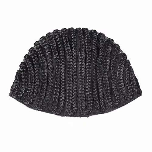FEEL ME Braided Crochet Wig Cap for Cornrow Sew-In - Medium
