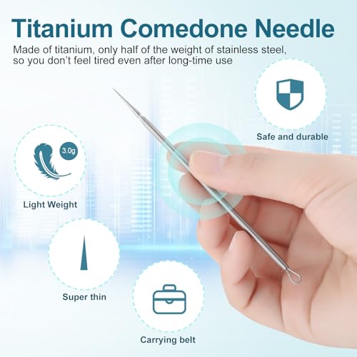 Titanium Lancet Pimple Extractor Tool - 2 Piece Set