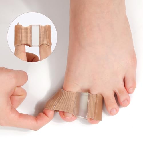 NIXWAV 2 Pack Bunion Toe Separators L, 3-Point Gel Spacers with Dual Loops
