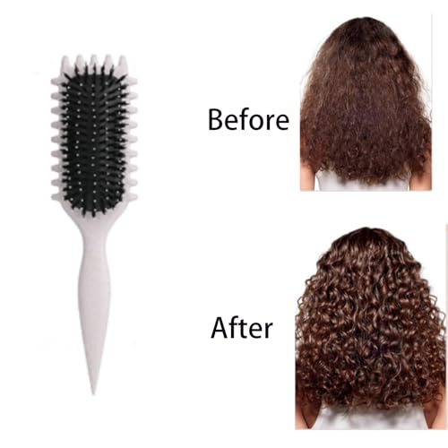 Curl Defining Brush for Curly Hair – Boar Bristle