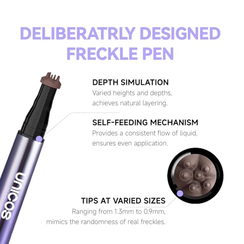Unicos Freckle Stamp Pen 2-in-1 with Blush - Waterproof