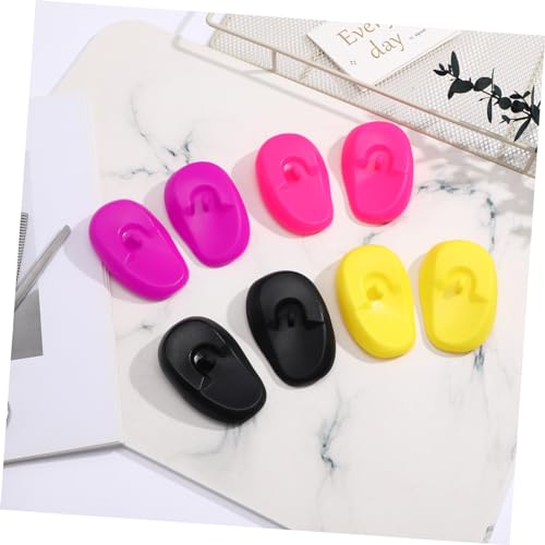 Silicone Ear Muffs for Hair Styling - 4 Pairs Reusable