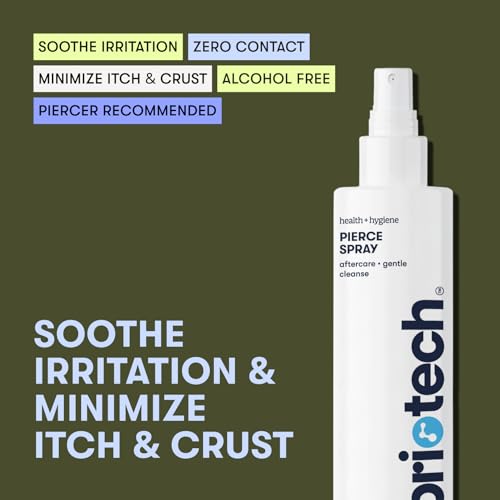 Hypochlorous Acid Piercing Aftercare Spray - 4 fl oz, Alcohol-Free