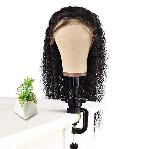 21 Inch Cork Canvas Block Head Mannequin Wig Display Styling Head.