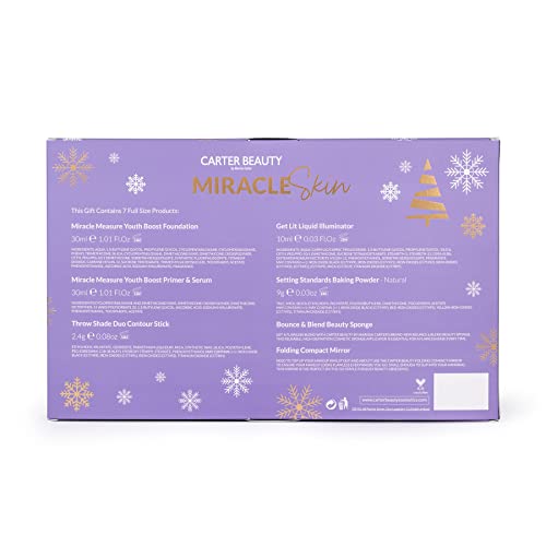 Carter Beauty Miracle Skin 7-Piece Makeup Gift Set - Sticky Toffee