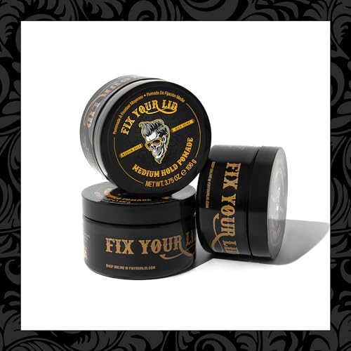 Fix Your Lid Water-Based Pomade for Men | Medium Hold