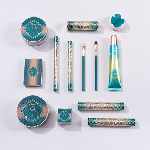 O'CHEAL 13-Piece Makeup Gift Set with Full Face Cosmetics & Tools