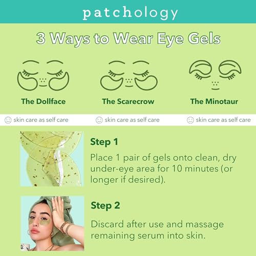 Patchology Perk Up Green Tea Under Eye Patches - 5pk