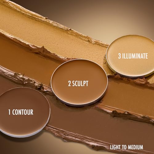 Black Radiance True Complexion Creme Contour Palette - Light to Medium