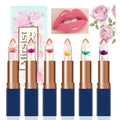 6Pcs Color-Changing Jelly Flower Lipstick with Aloe Vera