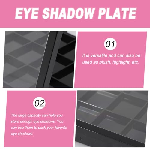 Beaupretty Empty Makeup Palette: Empty Eyeshadow Palette - Makeup Depotting Container for DIY Cosmetics Lipstick Blush Powder