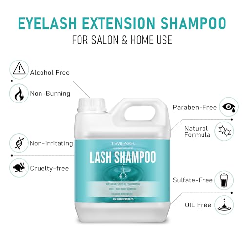 Lash Extension Shampoo 2L with Pump - Professional Salon Cleanser