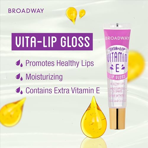 Ruby Kisses Broadway Vita-Lip Gloss 10 Pack - High Shine Hydrating