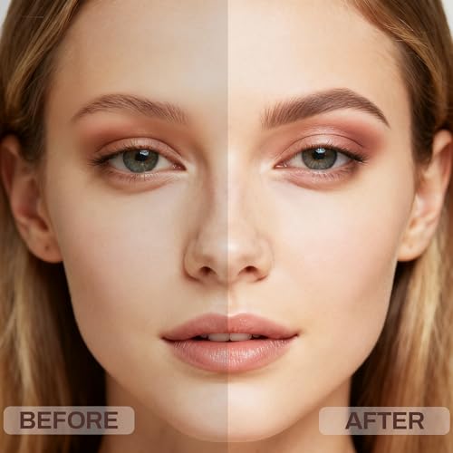 Waterproof Eyebrow Pencil 2 Pack with Dual Tip & Brush