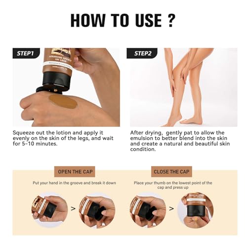 Waterproof Tattoo Cover Up Makeup Cream for Legs