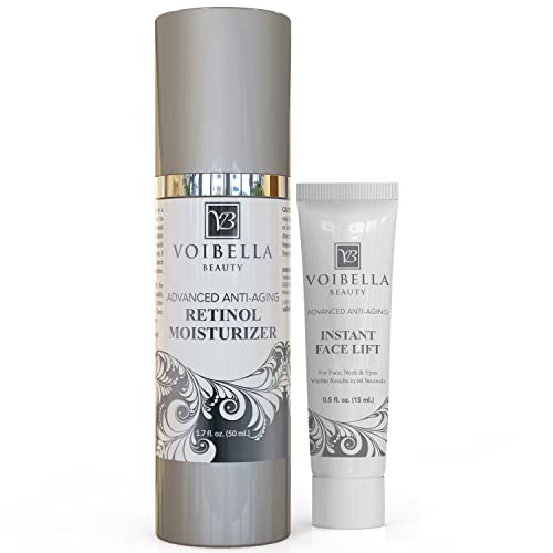 Moisturizing Instant Face Lift Cream Bundle - For Healthy Collagen Levels & Immediate Younger Looking Benefits While Your Appearance Is Improved
