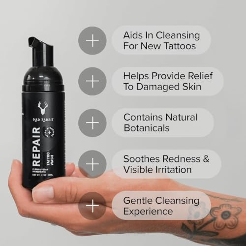 Vegan Tattoo Aftercare Bundle - Fragrance-Free Wash & Gel