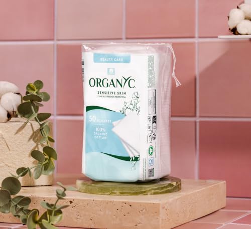 Organyc Organic Cotton Pads, 50 Count - Sensitive Skin