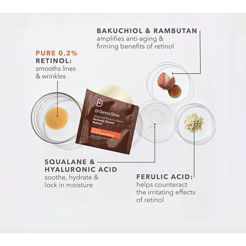 Dr Dennis Gross Advanced Retinol + Ferulic Perfectly Dosed Treatments (Universal 0.2%), 8 Pack