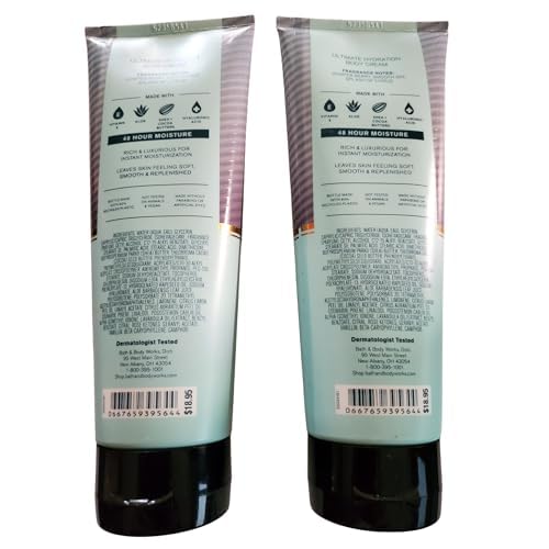 Bath & Body Works Men's Distiller's Gin Ultimate Hydration Body Cream 8 Ounces Pack of 2