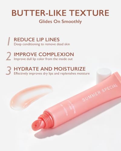 5-Piece Lip Balm Set with Shea Butter & Avocado Oil