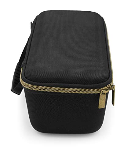 CASEMATIX Black Travel Case for Hair Clippers, Trimmers & Accessories – Holds 2 Corded/Wireless Clippers