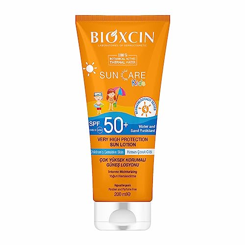 BIOXCIN Sun Care Very High Protection Children's Sunscreen 100% Botanical Active, 50 SPF, 200 ml