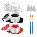 Red Black White Face Paint Set | Halloween Clown Makeup Kit