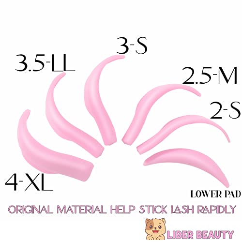 Lash Lift Pads 5 Sizes - DIY Eyelash Perming Shields Mega L Curl